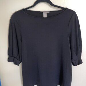 H&M Business Casual Black Blouse
